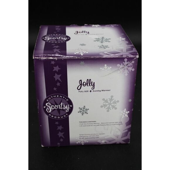 Scentsy Jolly Santa Suit Full Size Warmer Retired Tested w/Box Holiday Christmas - Picture 3 of 8